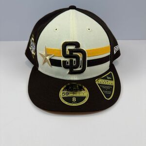 New Era San Diego Padres‎ 2024 All Star Game 59FIFTY Fitted Baseball Hat Size 8